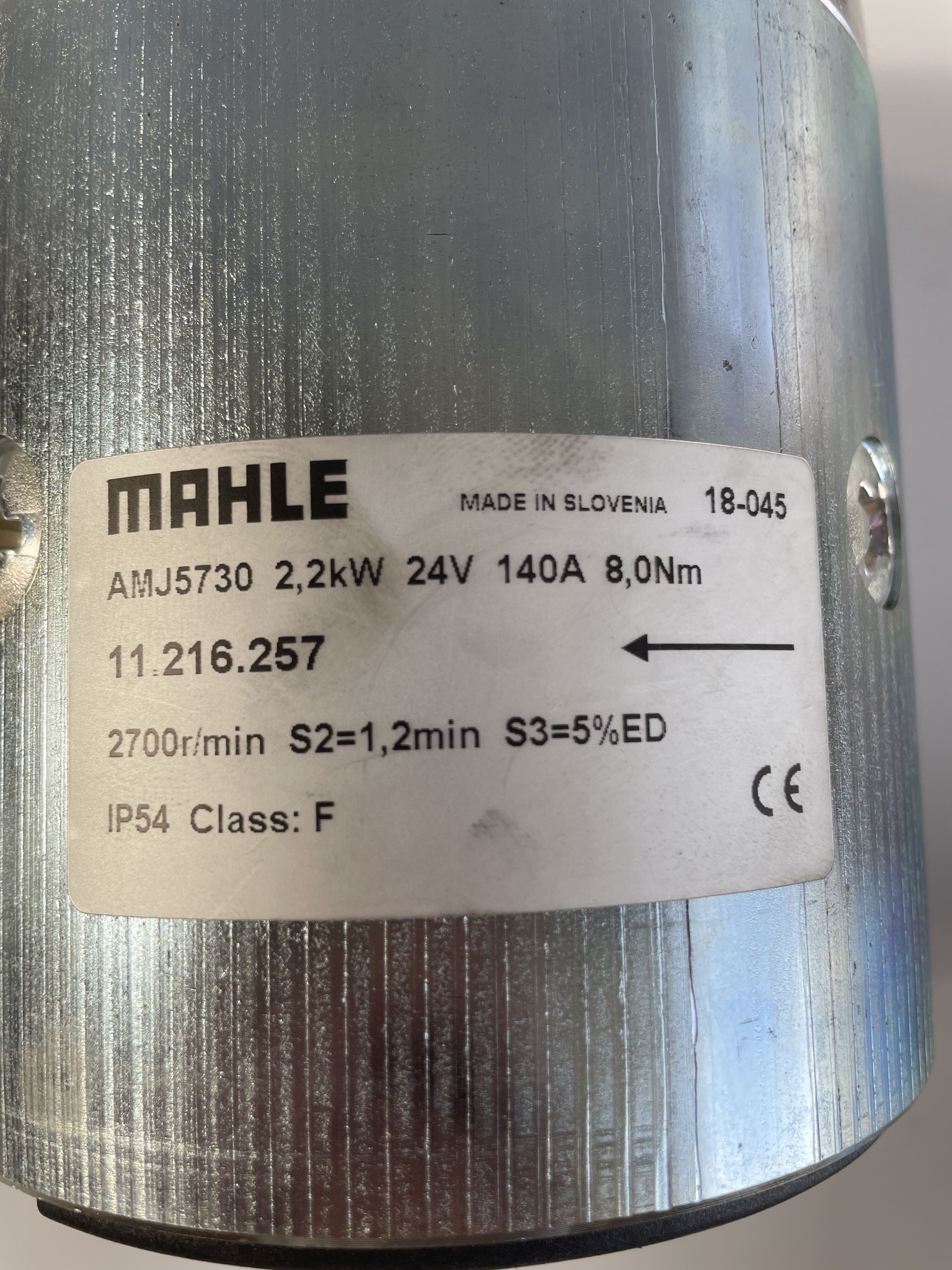 MAHLE – MM151 – 24V – 2,2KW